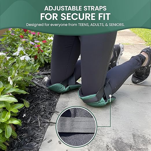 GARDEN GURU Cushioned Gardening Knee Pads with Adjustable Straps - Soft Inner Liner, Ultra Comfort Padding, Garden Kneelers for Yard Work, Household Chores, Roofing, and More - 1 Case (48 Pairs)