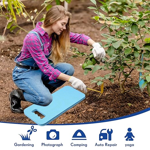 Riakrum 40 Pcs Garden Kneeling Pad Garden Knee Pads Thick Foam Knee Mat Waterproof Knee Cushions for Kneeling Multi Functional Kneeler for Praying, Gardening, Baby Bath, Yoga, 15.4 x 6.7 Inch