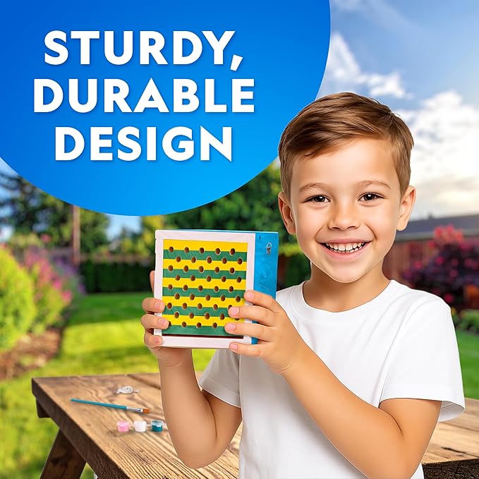 National Geographic Build a Bee Habitat Craft Kit for Kids – Paint & Build a House for Mason Bees, Outdoor Arts & Crafts, Nature Learning Activity, DIY Pollinator Garden Craft, Solitary Bee Hotel