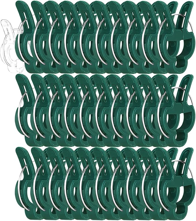 30 Pcs Large 1-3/4 inch Plant Support Clips,Flower and Vine,Garden Tomato Plant Support Clips for Supporting Stems,Vines Grow Upright Climbing,Tool for Straightening,Tomato Cage,Trellis.