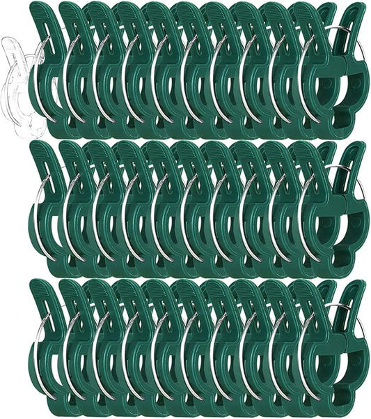 30 Pcs Large 1-3/4 inch Plant Support Clips,Flower and Vine,Garden Tomato Plant Support Clips for Supporting Stems,Vines Grow Upright Climbing,Tool for Straightening,Tomato Cage,Trellis.