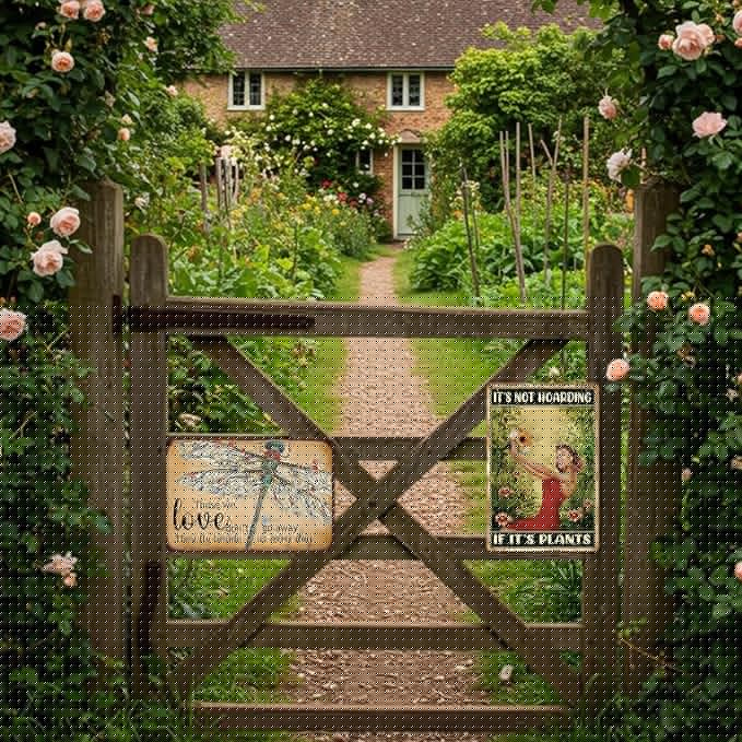 Dragonfly Garden Wall Decor Vintage Metal Tin Sign Yard Art Outdoor Dragonfly Gifts For Women Those We Love Don'T Go Away They Fly Beside Us Every Day Signs Funny Garden Signs For Outside 8 X 12 Inch