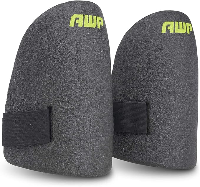 AWP Ultralight Knee Pad | Custom Molded Foam Work Knee Pads for Hardwood, Laminate, Tile, Landscaping, Gardening & More | One Size