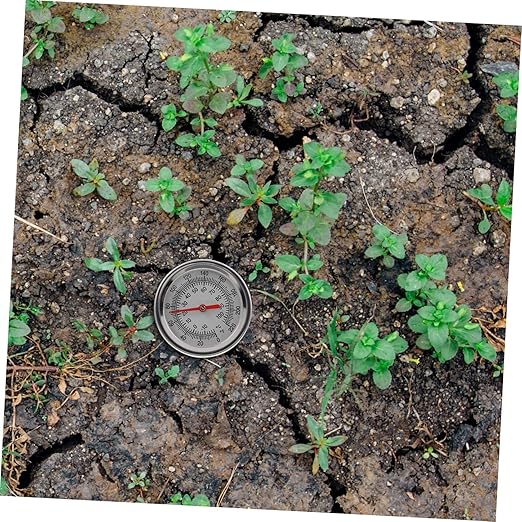 Soil Temperature Measuring Tool Precision Thermometer Probe for Gardening and Composting Accurate Temperature Gauge for Home and Greenhouse Use