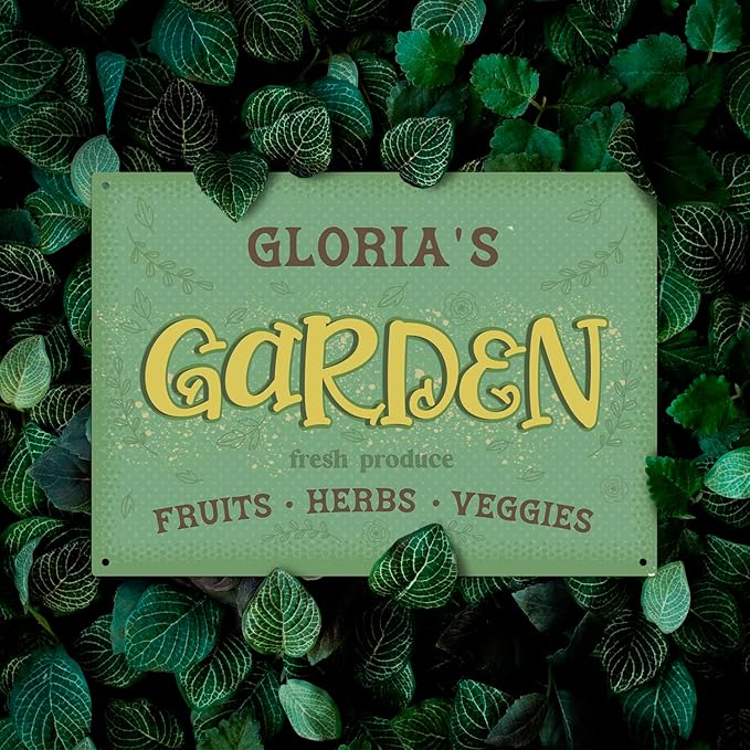 Custom Garden Signs, Holiday Season, Personalized Sign for Garden Decor Sign, 18x24 Inches, Rust Free .063 Aluminum, Fade Resistant, Made in USA by Sigo Signs