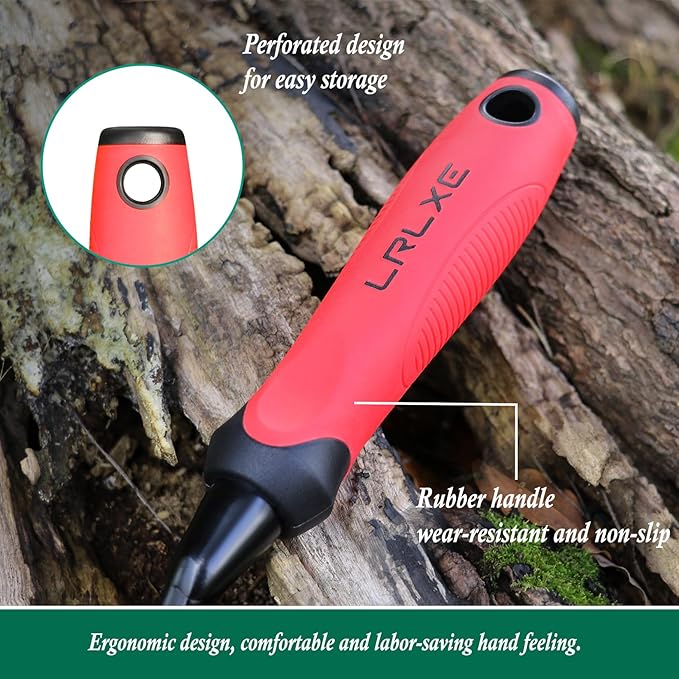 Heavy Duty Gardening Trowel,Stainless Steel Hand Shovel with Rubber Handle,Garden Tool for Digging,Weeding,Planting Bulbs,and Transplanting