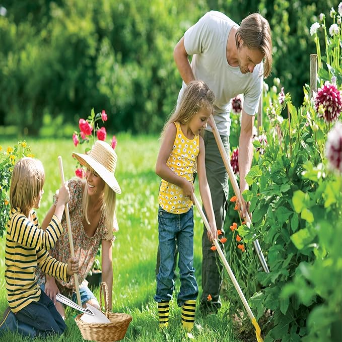 Garden Shovel with Measurement Mark, Sturdy Heavy Duty Gardening Tool Trowel/Hand Shovel/Garden Spade Transplanting and Digging in Garden Beds