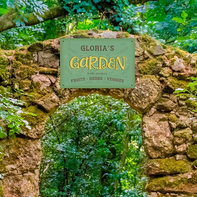 Custom Garden Signs, Holiday Season, Personalized Sign for Garden Decor Sign, 12x18 Inches, Rust Free .063 Aluminum, Fade Resistant, Made in USA by Sigo Signs