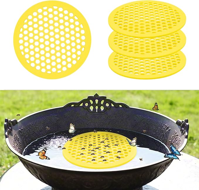 4 Packs Bee Watering Station for Garden - 7.87 inch Pollinator Watering Station - Butterfly Feeder