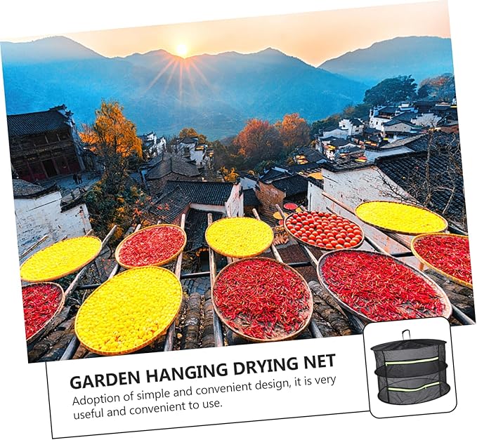 Portable Drying Mesh for Beans Herb Garden Rack Air Drying Rack for Kitchen