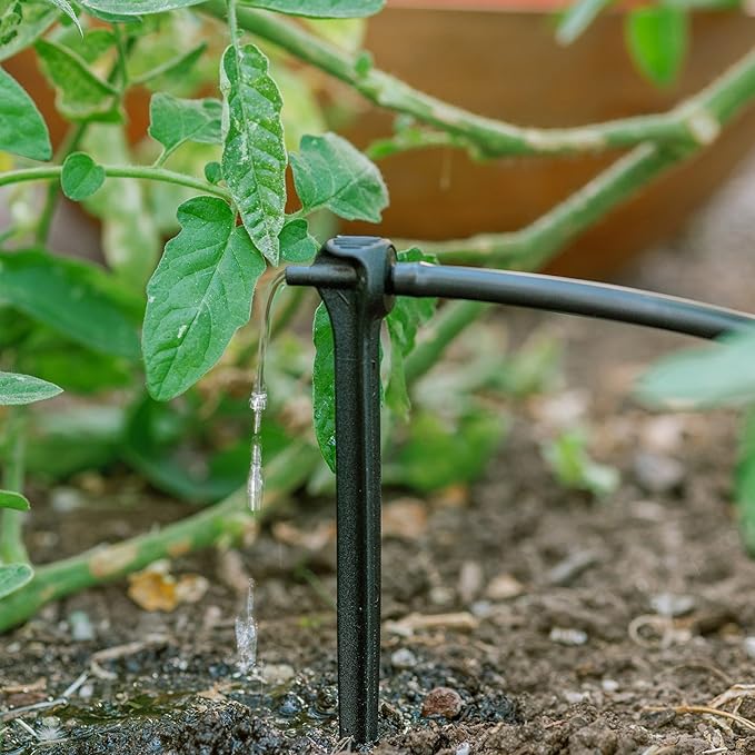 Orbit 91944 Tomato Garden Drip Irrigation System - Complete 10-Plant Watering Kit with Push-Connect Fittings, Water-Saving Design for Vegetables & Garden Boxes