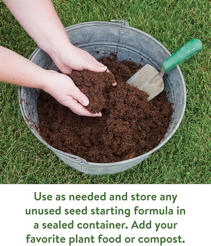 Burpee Organic Coconut Coir Concentrated Seed Starting Mix, 16 Quart (Pack of 12)