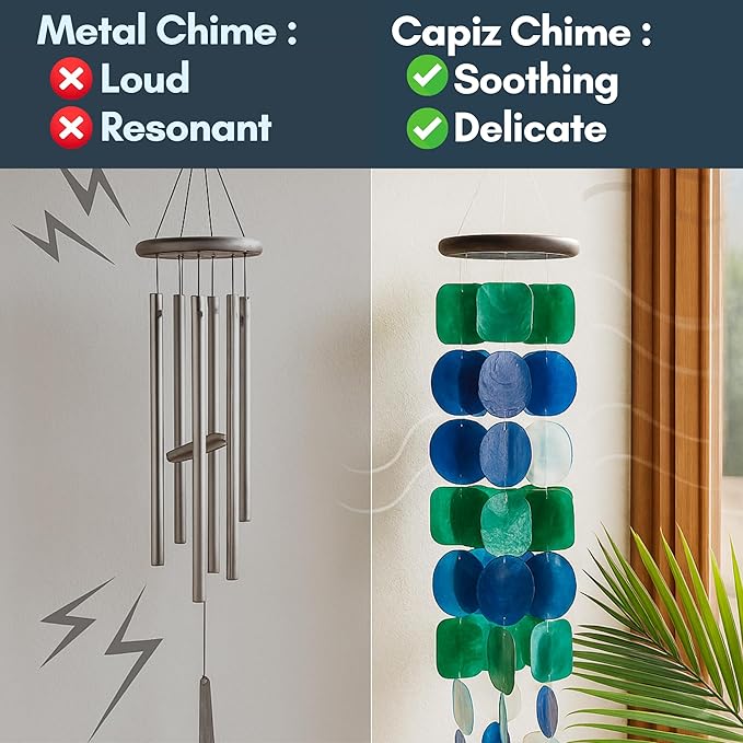 Solange & Frances Wind Chimes for Outside, Gift Ideas for Mom, Windchimes Outdoors, Birthday Birthday Gifts for Women, Gifts for Women who Have Everyting, Peacock Decorations