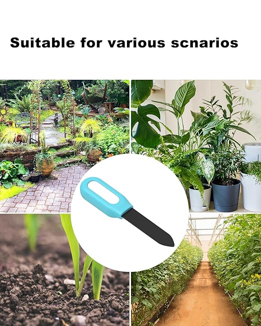 Haozee Smart Zigbee Soil Moisture Sensor, Requires TUYA HUB,Support Zigbee2mqtt Home Assistant,Moisture Meter for Plants with Real-Time Detection, Historical Record, Soil Meter for Garden