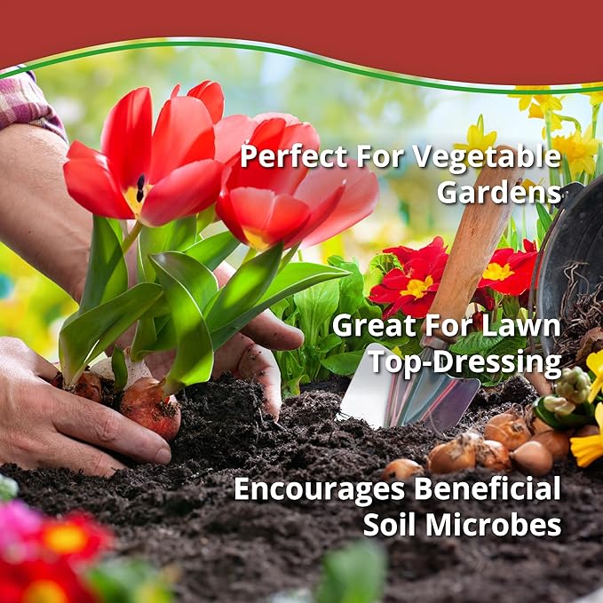 Worm Bliss (8 Qts) - Organic Worm Castings for Plants & Gardening - OMRI-Listed Earthworm Castings for Plants, Vegetables, Flowers, & Potting Soil - Organic Garden Fertilizer Rich in Nutrients