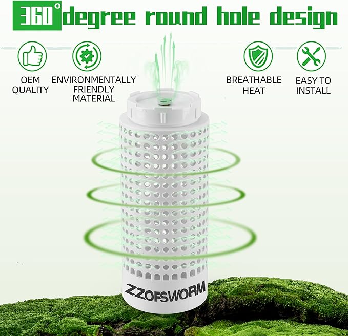 Inground Worm Farm Compost Bin Kit Recycling Kitchen Food Waste to Raised Garden Beds Outdoor with Holes&Lids in Bed&Home