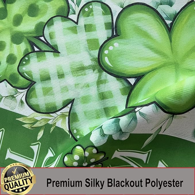 Welcome St Patricks Day Shamrock Garden Flags 12x18- Small Lucky Shamrock Garden Flag Double Sided Banner for Holiday Yard Outside