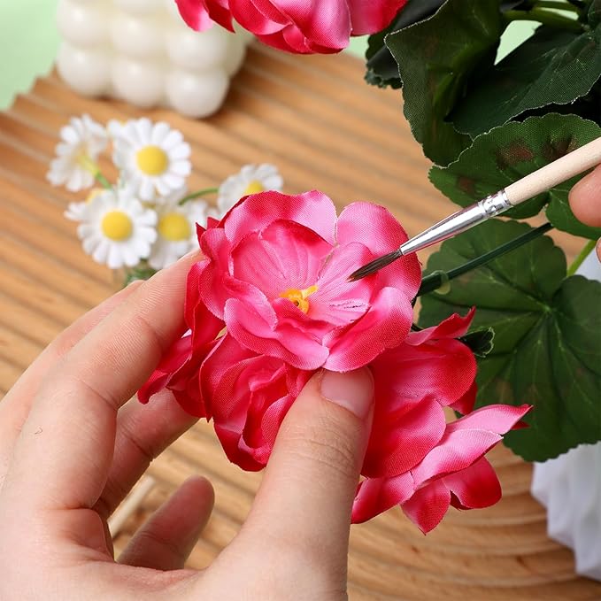 12 Pcs Pollination Brush for Indoor Hydroponic Gardens, Flower Pollination Brushes, Pollinator Brush Tool for Tomatoes, Peppers and Other Greenhouse Gardens