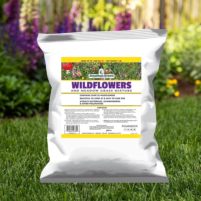 Jonathan Green (12384) Wildflower & Meadow Grass Mix (1 lb)