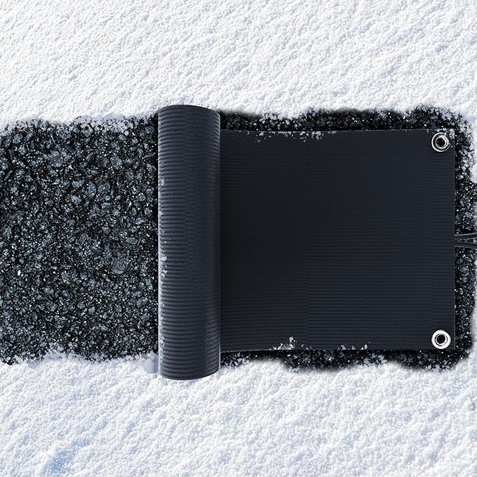 Snow Melting Mats, Heated Outdoor Mats for Walkways, Electric Snow Melting Mats for Decks and Sidewalks, Trusted No-Slip Snow and Ice Melt Heated Sidewalk Mat (10 x 30) 5PCS