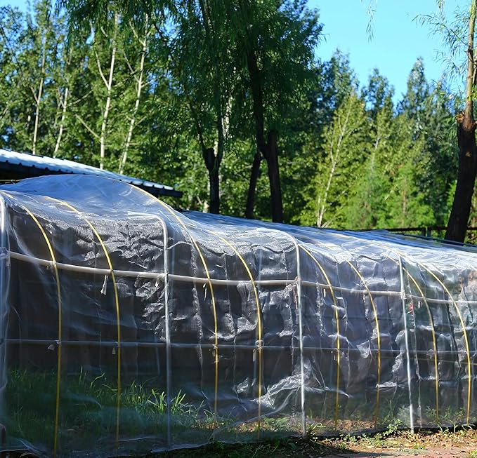 Garden Netting Pest Barrier: Ultra Fine 15'x15' Bug Netting for Garden Protection Row Cover Raised Bed Screen Mesh Greenhouse Mosquito Net, Protecting Tree Plants Vegetable Flowers Fruits