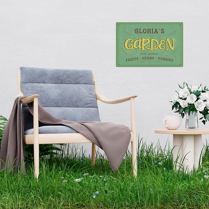 Custom Garden Signs, Holiday Season, Personalized Sign for Garden Decor Sign, 12x18 Inches, Rust Free .063 Aluminum, Fade Resistant, Made in USA by Sigo Signs
