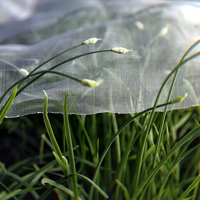 Garden Netting Pest Barrier: Ultra Fine 15'x10' Bug Netting for Garden Protection Row Cover Raised Bed Screen Mesh Greenhouse Mosquito Net, Protecting Tree Plants Vegetable Flowers Fruits