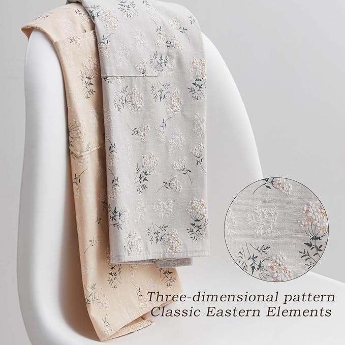 Japanese Kitchen Apron for Women & Men,Adjustable Chef Apron with Pocket,Unisex Apron for Home,BBQ,Garden