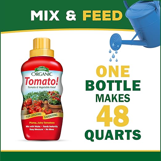 Espoma Organic 16 Ounce Concentrated Tomato! Plant Food - Plant Fertilizer for All Types of Tomatoes and Other Vegetables. for Organic Gardening. Pack of 1