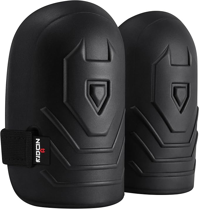 NoCry Gardening Knee Pads for Women and Men – Waterproof Foam Padding in a Lightweight Yet Durable Design; Easy to Wear with Adjustable Elastic Hook-and-Loop Straps – Ideal for the Garden and Yard Work