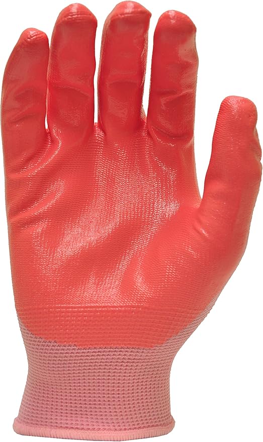 6 Pairs Women Gardening Gloves with Micro-Foam Coating - Garden Gloves Texture Grip - Working Gloves For Weeding, Digging, Raking and Pruning, Large, Assorted color