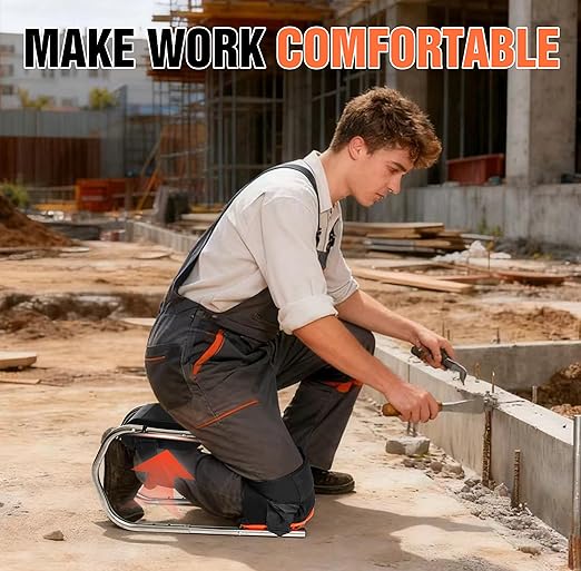 Professional Knee Pads for Men and Women,Construction Knee Pads for Work with Heavy Duty Thick Foam and Gel Cushioning for Gardening,Farms,Tiling Flooring and Cleaning ,Knee Protection, Ankle Support