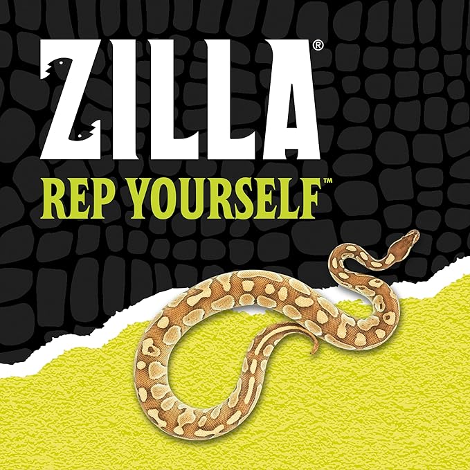 Zilla Heat Mat, Terrarium Heater for Reptiles, Snakes (Ball Pythons, Corn Snakes), Leopard Geckos, Tortoises, Amphibians and Arachnids, Medium, Fits 30-40 Gallon, 16 Watt