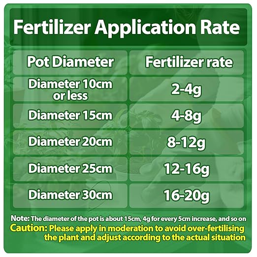 11.28 OZ Slow Release Fertilizer - Organic Plant Food All Purpose Plant Fertilizer for Succulents Cactus Orchid Bonsai and All Other Outdoor & Indoor Garden
