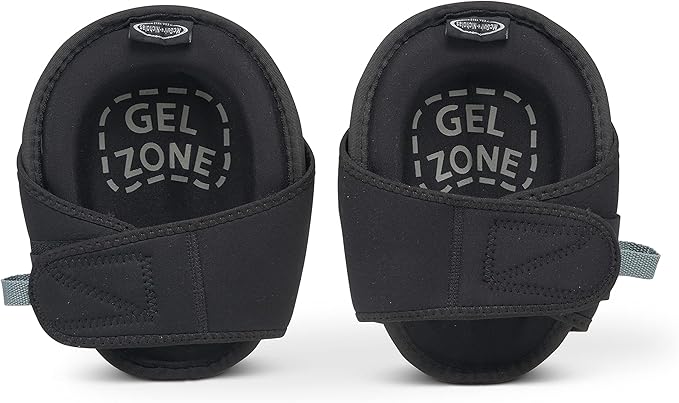 McGuire-Nicholas Gel Lite Pro Flooring Knee Pads for Men and Women, Soft Gel Adjustable Knee Pads for Gardening, Flooring, and Work, Navy/Black | 22382