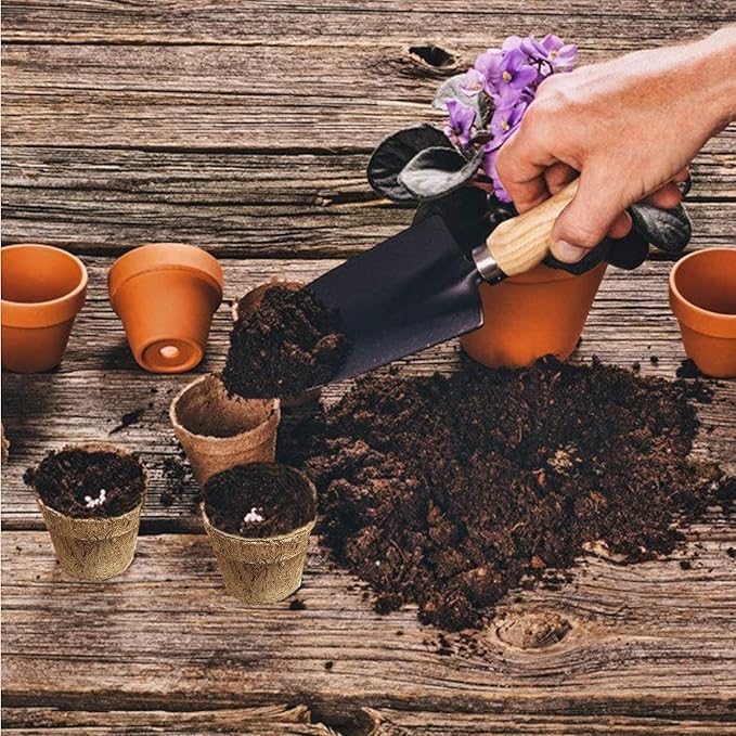 Deepthi 3-Inch Coco Coir Nursery Pots – Pack of 6 Biodegradable Seed Starter Cups – Organic Coir Peat Pots for Seedlings, Herbs, Indoor/Outdoor Gardening – Eco-Friendly Planting Pots