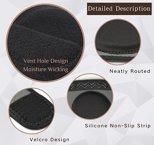 Knee Pads with Thick Foam Adjustable Non-Slip Knee Pads for Work Garden Cleaning Flooring Yard Dance Yoga Construction Collision Avoidance Kneeling Sleevedd for Men