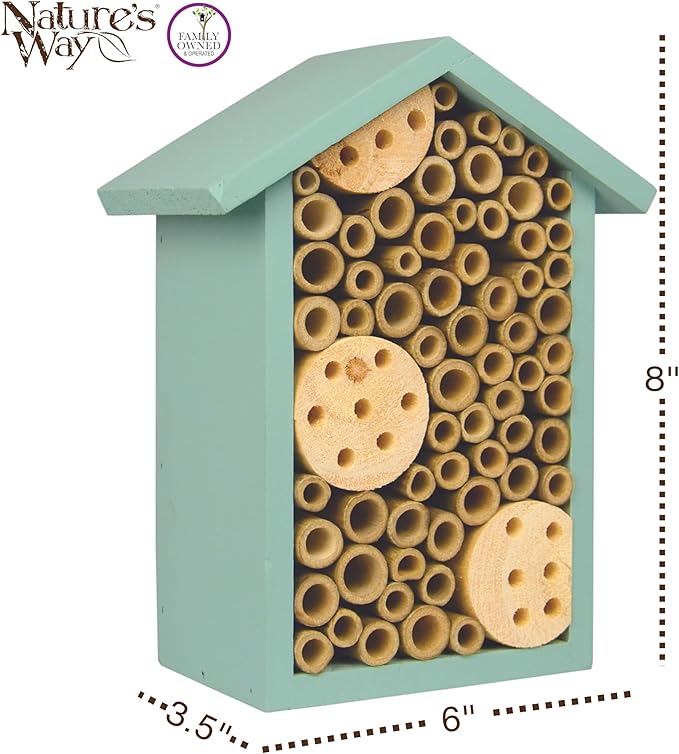Nature's Way Bird Products PWH1-C Teal Bee House