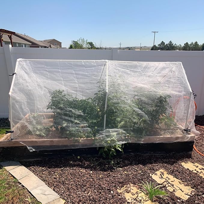 GonLei Garden Netting 10 X 100 FT Ultra Fine Netting for Garden Protection,Garden Netting for Raised Beds,Mosquito Net for Blueberry Shrubs Vegetables Fruits Flowers Crops Pest Barrier