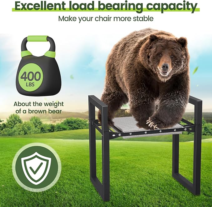 Garden Stool and Kneeler,Heavy Duty 19 inch Foldable Upgraded Wider Gardening Seat Portable Garden Chair Gardening Gifts for Wonman Grandma Parents Plant Lovers Garden Tools