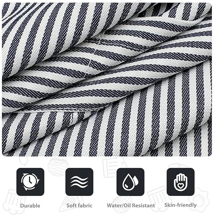 2 Pack Kitchen Aprons, Apron for Cooking with 2 Pockets, Unisex Adjustable Neck Strap Chef Aprons for Men Women