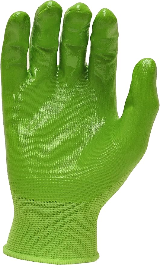 12 PAIRS Women Gardening Gloves with Micro Foam Coating - Garden Gloves Texture Grip - Women’s Work Glove - Working Gloves For Weeding, Digging, Raking and Pruning, Medium