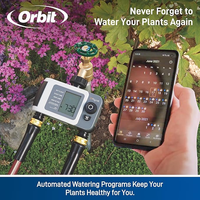 Orbit 24632 B-hyve XD 2-Port Smart Hose Watering Timer,(Pack of 3)