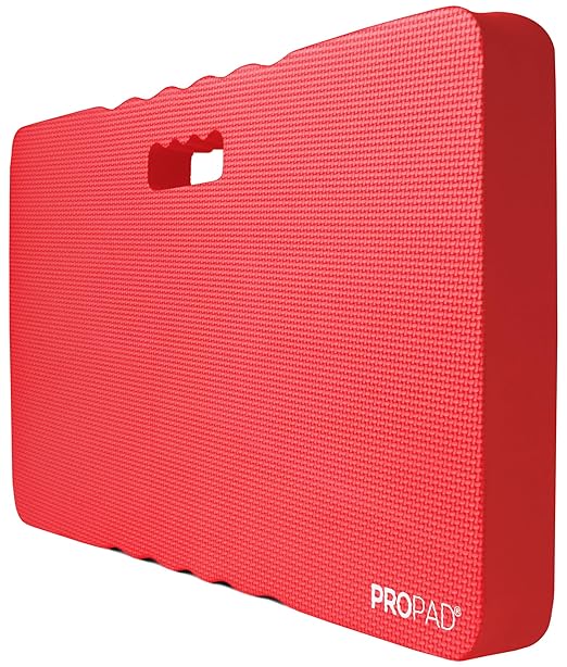 Thick Kneeling Pad, Garden Kneeler for Gardening, Bath Kneeler for Baby Bath, Kneeling Mat for Exercise & Yoga, Knee Pad for Work, Floor Foam Pad, 2X Large (XXL) 24 x 14 x 1.5 Inches, Red