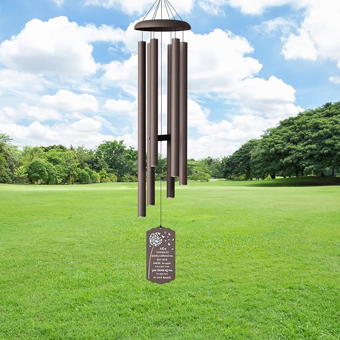 43" Large Wind Chimes for Outside Deep Tone, Memorial Wind Chimes for Loss of Loved one, Bereavement Sympathy Gifts in Memory of a Loved one, Outdoor Decor for Garden,Yard,Lawn & Patio
