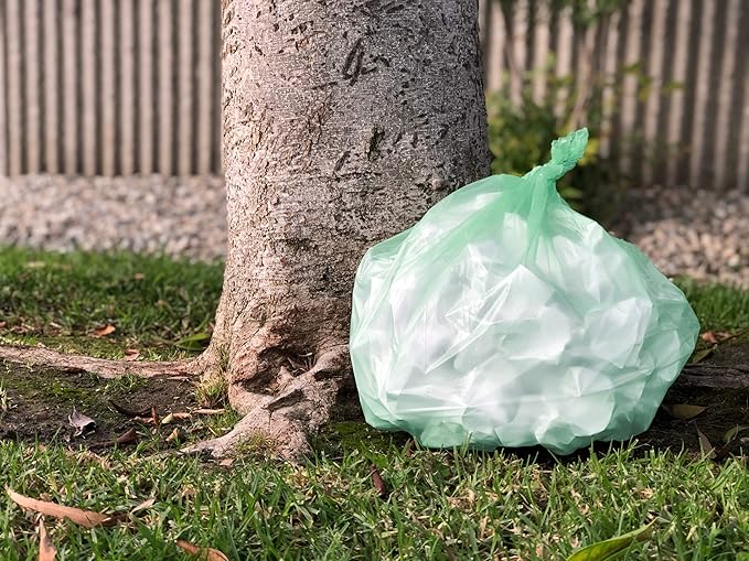 Reli. Compostable 4 Gallon Trash Bags | 180 Count | ASTM D6400 | Green | Eco-Friendly | For Compost