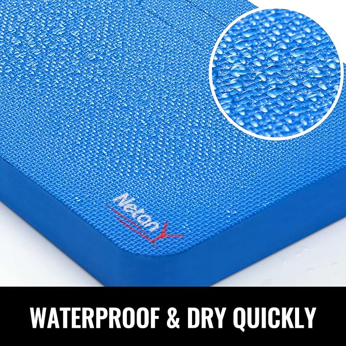 NETANY Extra Thick Kneeling Pad for Gardening, Comfortable Knee Pad Cushion, Extra Large Foam Kneeler Mat for Gardening, Baby Bath, Work, Exercise & Yoga, Mechanic, 17.8 x 11 x 1.5 in, Blue