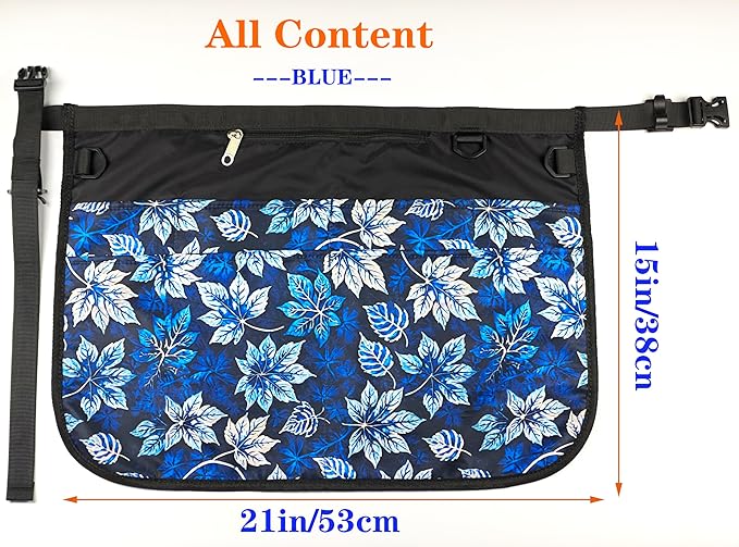 Garden Apron for Women with 7 Pocket,Half Florist Apron Harvesting Apron