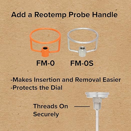 REOTEMP Backyard Pro Compost Thermometer, with PDF Composting Guide (0-200 Fahrenheit) (24 Inch Stem)