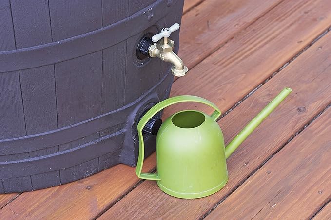 Rescue 50 Gallon Whiskey Rain Barrel – Brown